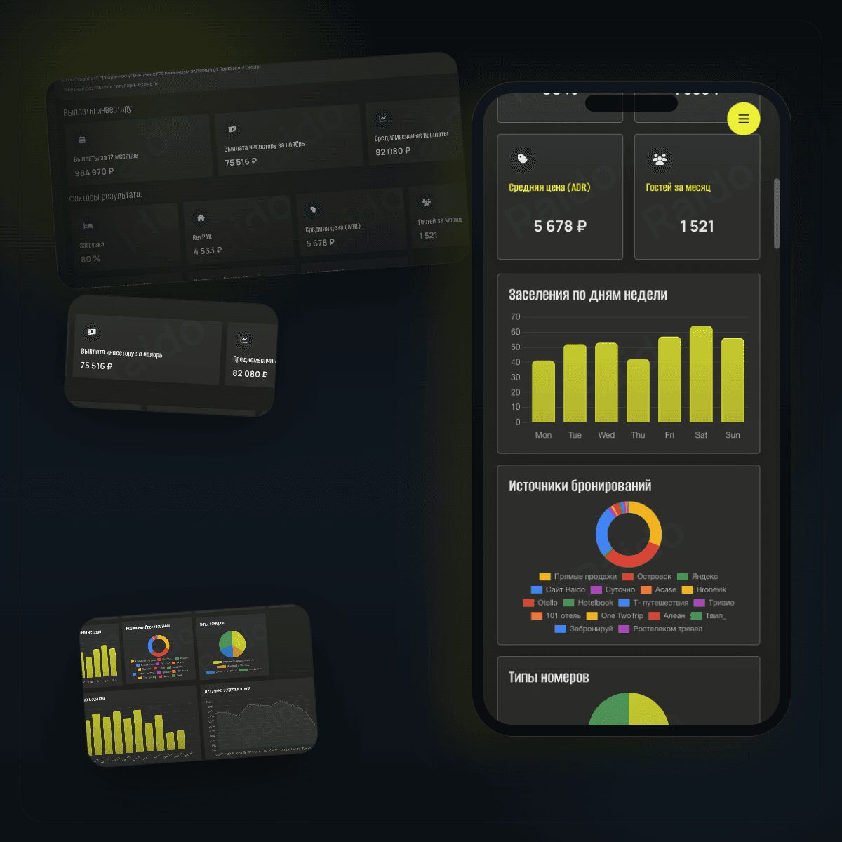 Raido.Insight - дашборд инвестора